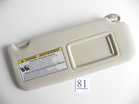 2013 LEXUS RX350 TAN FRONT RIGHT PASSENGER SIDE SUN VISOR FACTORY 359 #81 A