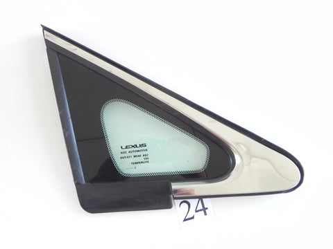 2013 LEXUS RX350 FRONT DOOR GLASS RIGHT SIDE A PILLAR 62110-0E010 OEM 192 #24 A