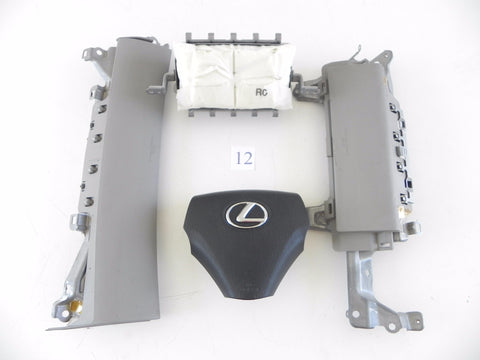 LEXUS GS300 GS350 KNEE STEERING WHEEL DASH BAG SRS SAFETY SET OEM 178 #12 A