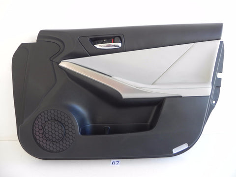 2014 LEXUS IS250 F-SPORT DOOR PANEL FRONT RIGHT TRIM PASSENGER SIDE OEM 813#67 A