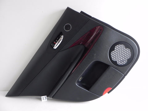 2006 LEXUS GS300 GS350 DOOR PANEL BLACK REAR LEFT DRIVER LEATHER OEM 178 #13 A - Advancebay, Inc.