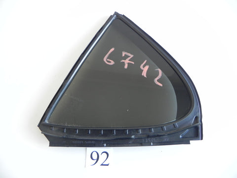 2009 LEXUS IS250 IS350 QUARTER GLASS WINDOW REAR LEFT DRIVER SIDE OEM 742 #92 A