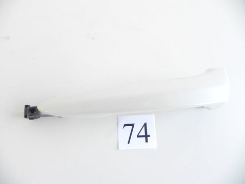 2009 LEXUS IS250 IS350 DOOR HANDLE EXTERIOR REAR LEFT SIDE WHITE OEM 742 #74 A