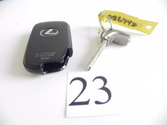 2009 LEXUS IS250 KEY SET LOCK DOOR ENGINE COMPUTER STEERING COLUMN OEM 742 #23 A