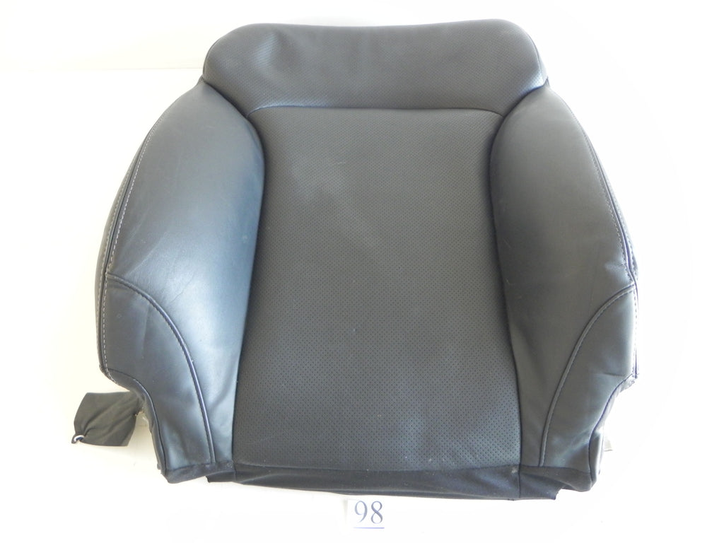 2008 LEXUS IS250 IS350 SEAT COVER FRONT TOP RIGHT BLACK UPPER LEATHER OEM #98 A