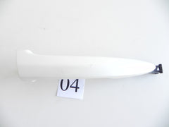 2009 LEXUS IS250 IS350 DOOR HANDLE EXTERIOR REAR RIGHT SIDE WHITE OEM 742 #04 A