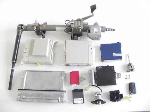 2009 LEXUS IS250 KEY SET LOCK DOOR ENGINE COMPUTER STEERING COLUMN OEM 742 #23 A