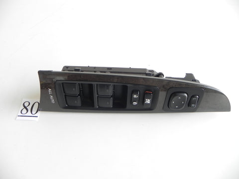 2010 LEXUS IS250 DOOR MASTER LOCK WINDOW CONTROL SWITCH FRONT LEFT OEM 922 #80 A